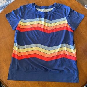 Rainbow stripe shirt